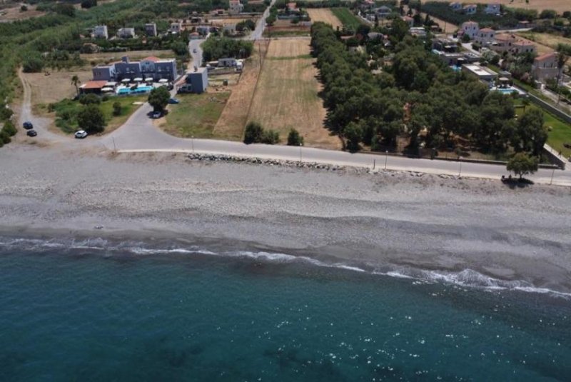 Tavronitis Kreta, Tavronitis: Erstklassiges Strandgrundstück mit malerischem Meerblick zu verkaufen Grundstück kaufen